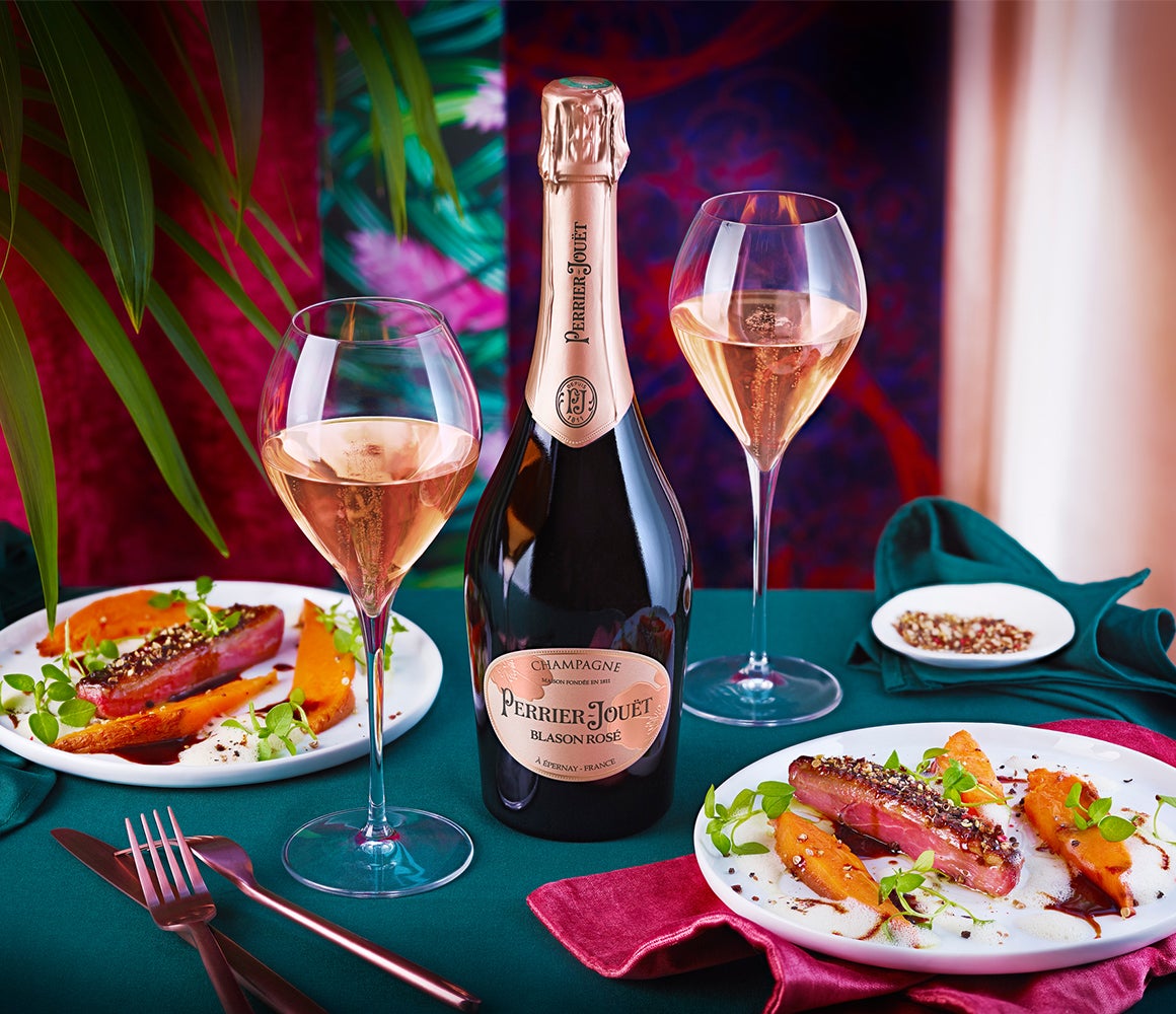 Perrier-Jouët Blason Rosé food pairings 1