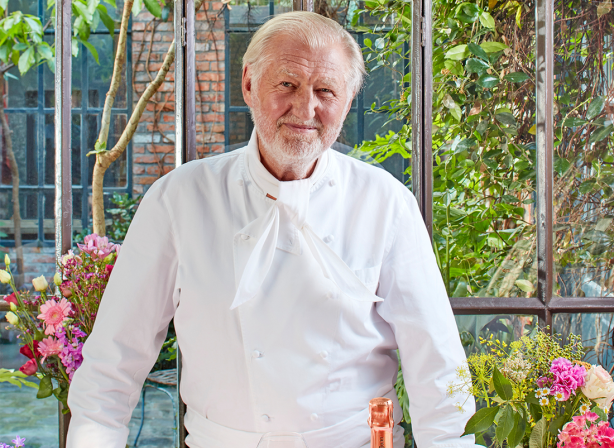 Chef Pierre Gagnaire cooking at home